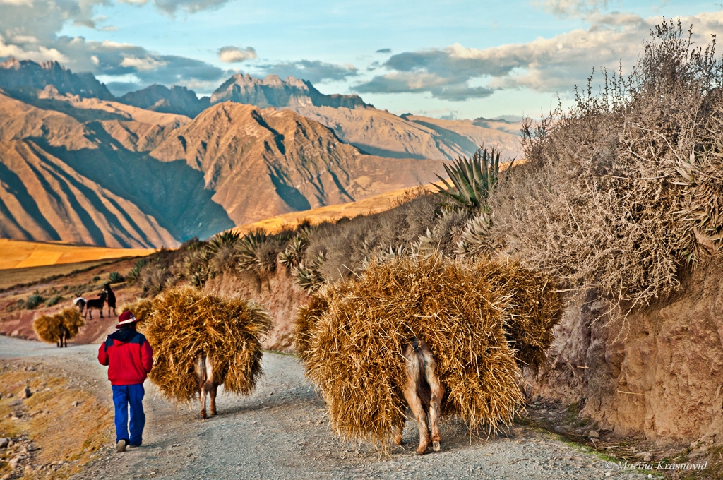 Inca's trail through the Sacred Valley